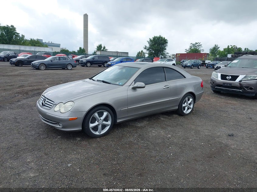 2005 Mercedes-benz Clk-class VIN WDBTJ65J85F132554 IAAI salvage auction — WATER/FLOOD, Salvage (Pennsylvania), sold $450 on 2026-08-21 (photo 2)
