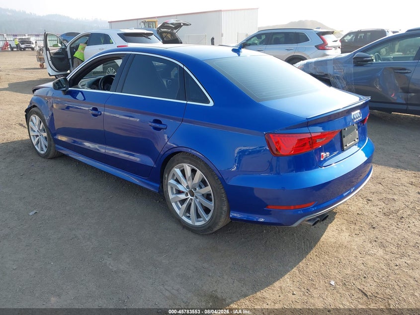 2016 Audi S3 VIN WAUF1GFF4G1020703 IAAI salvage auction — LEFT FRONT, Bill Of Sale (Washington), sold $7,300 on 2026-09-01 (photo 3)