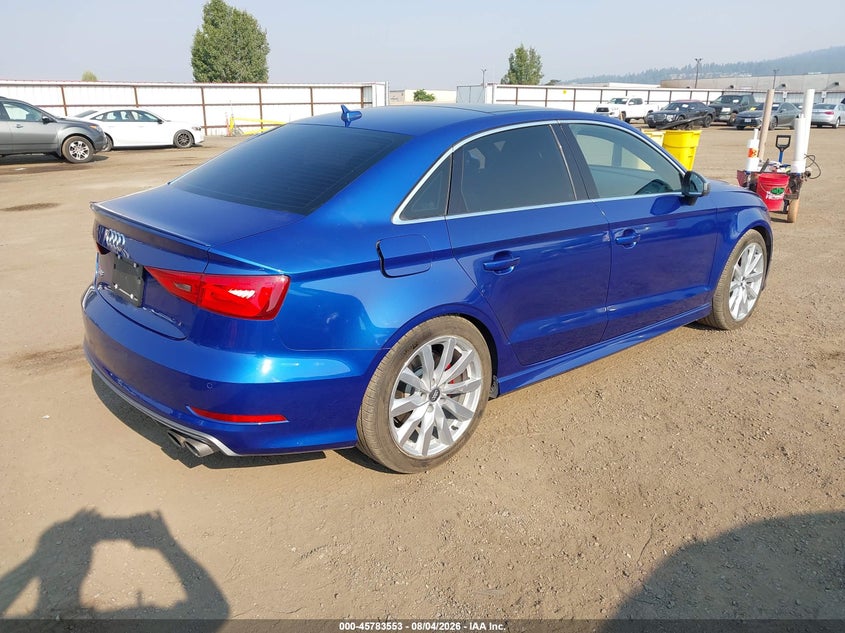 2016 Audi S3 VIN WAUF1GFF4G1020703 IAAI salvage auction — LEFT FRONT, Bill Of Sale (Washington), sold $7,300 on 2026-09-01 (photo 4)