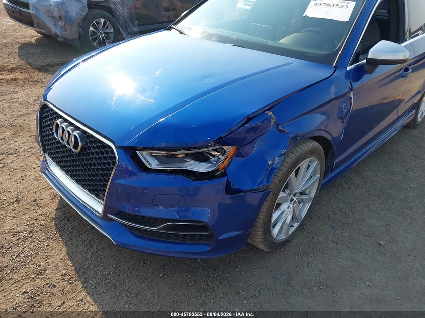 2016 Audi S3 VIN WAUF1GFF4G1020703 IAAI salvage auction — LEFT FRONT, Bill Of Sale (Washington), sold $7,300 on 2026-09-01 (photo 6)