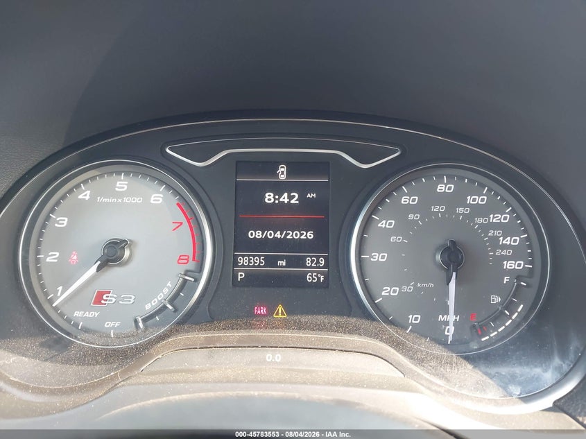 2016 Audi S3 VIN WAUF1GFF4G1020703 IAAI salvage auction — LEFT FRONT, Bill Of Sale (Washington), sold $7,300 on 2026-09-01 (photo 7)