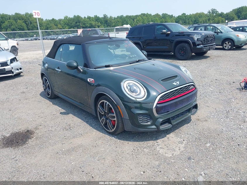 2017 Mini Convertible VIN WMWWH9C57H3A78039 IAAI salvage auction — NORMAL WEAR, Clear (Washington), sold $7,550 on 2026-08-17 (photo 1)