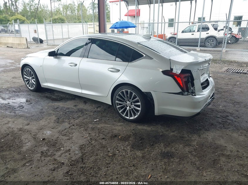 2024 Cadillac Ct5 VIN 1G6DN5RW7R0112236 IAAI salvage auction — FRONT & REAR, Salvage Title, sold $10,300 on 2026-08-27 (photo 3)