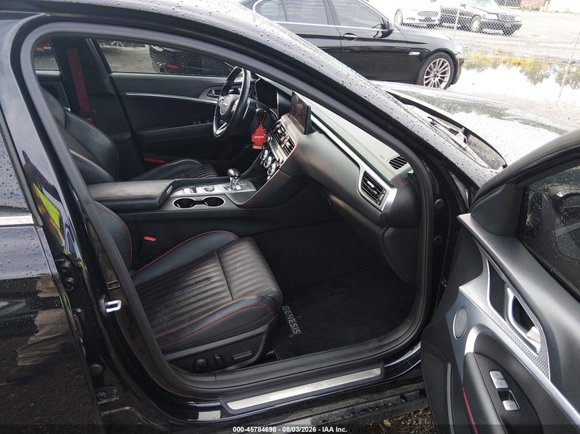 2023 Genesis G70 VIN KMTG34TA1PU108097 IAAI salvage auction — REAR END, Salvage (Virginia), sold $8,300 on 2026-08-28 (photo 5)