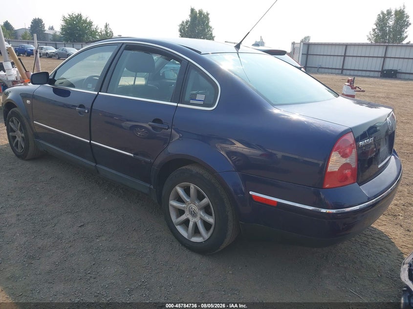 2003 Volkswagen Passat VIN WVWTH63B03P391006 IAAI salvage auction — FRONT END, Bill Of Sale (Washington), sold $275 on 2026-08-18 (photo 3)