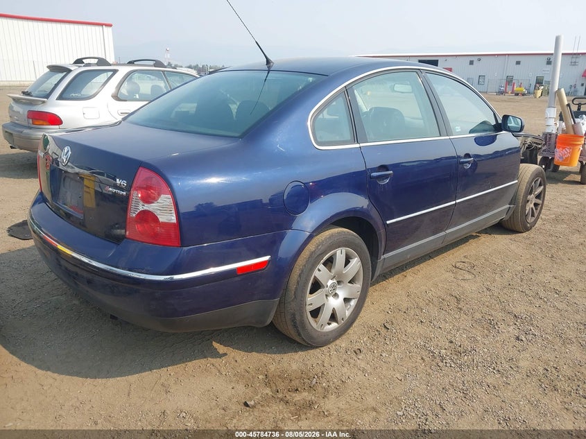 2003 Volkswagen Passat VIN WVWTH63B03P391006 IAAI salvage auction — FRONT END, Bill Of Sale (Washington), sold $275 on 2026-08-18 (photo 4)