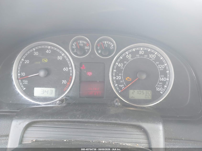 2003 Volkswagen Passat VIN WVWTH63B03P391006 IAAI salvage auction — FRONT END, Bill Of Sale (Washington), sold $275 on 2026-08-18 (photo 7)