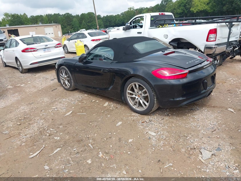 2014 Porsche Boxster VIN WP0CA2A89EK120658 IAAI salvage auction — FRONT END, Salvage Title, sold $16,075 on 2026-08-31 (photo 3)