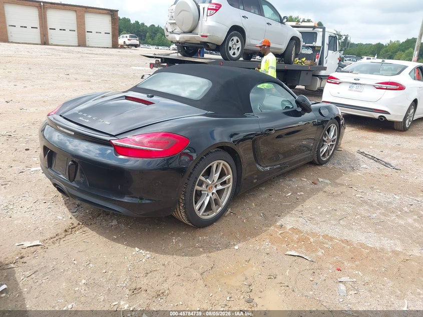 2014 Porsche Boxster VIN WP0CA2A89EK120658 IAAI salvage auction — FRONT END, Salvage Title, sold $16,075 on 2026-08-31 (photo 4)