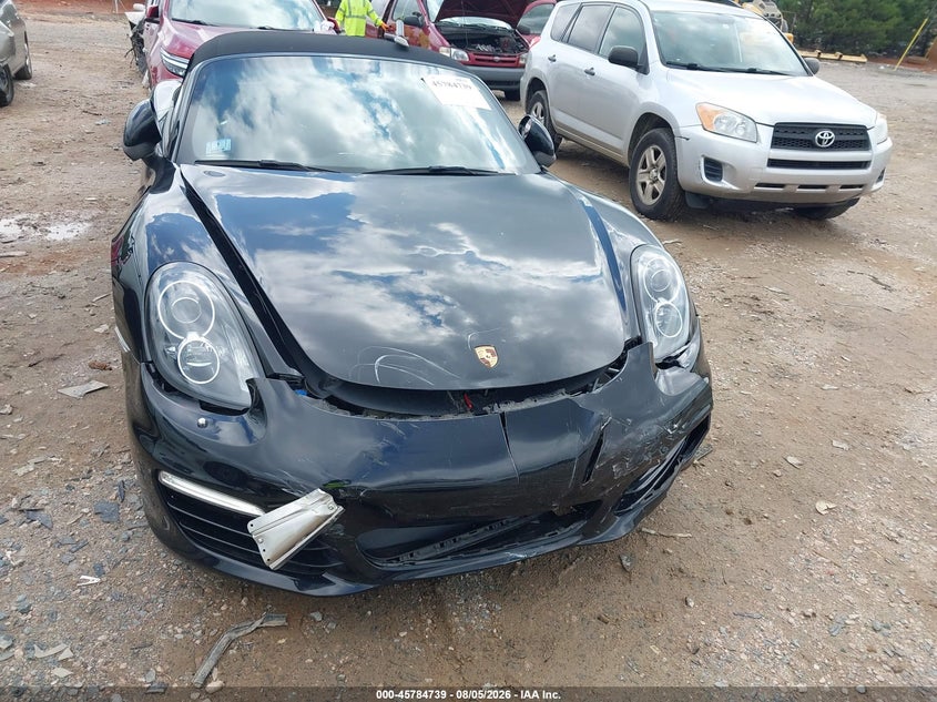2014 Porsche Boxster VIN WP0CA2A89EK120658 IAAI salvage auction — FRONT END, Salvage Title, sold $16,075 on 2026-08-31 (photo 6)