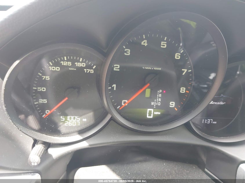 2014 Porsche Boxster VIN WP0CA2A89EK120658 IAAI salvage auction — FRONT END, Salvage Title, sold $16,075 on 2026-08-31 (photo 7)