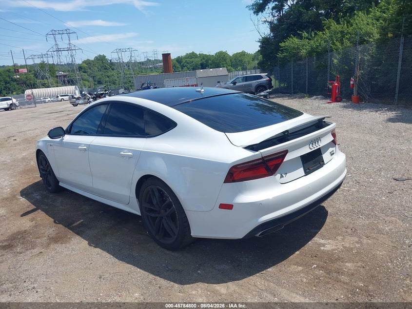 2017 Audi A7 VIN WAUW3AFC8HN077266 IAAI salvage auction — FRONT END, Wait Title, sold $6,300 on 2026-08-22 (photo 3)