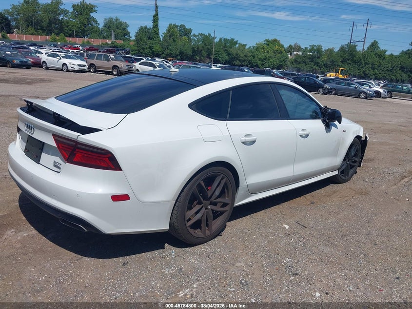 2017 Audi A7 VIN WAUW3AFC8HN077266 IAAI salvage auction — FRONT END, Wait Title, sold $6,300 on 2026-08-22 (photo 4)