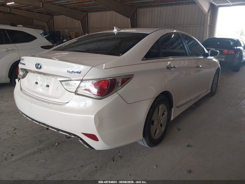 2012 Hyundai VIN KMHEC4A42CA047837 IAAI salvage auction — LEFT REAR, Clear (Tennessee), sold $900 on 2026-08-21 (photo 4)