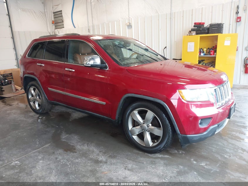 2012 Jeep Grand cherokee VIN 1C4RJFCT7CC133578 IAAI salvage auction — NORMAL WEAR, Salvage Title, sold $1,325 on 2026-08-14 (photo 1)