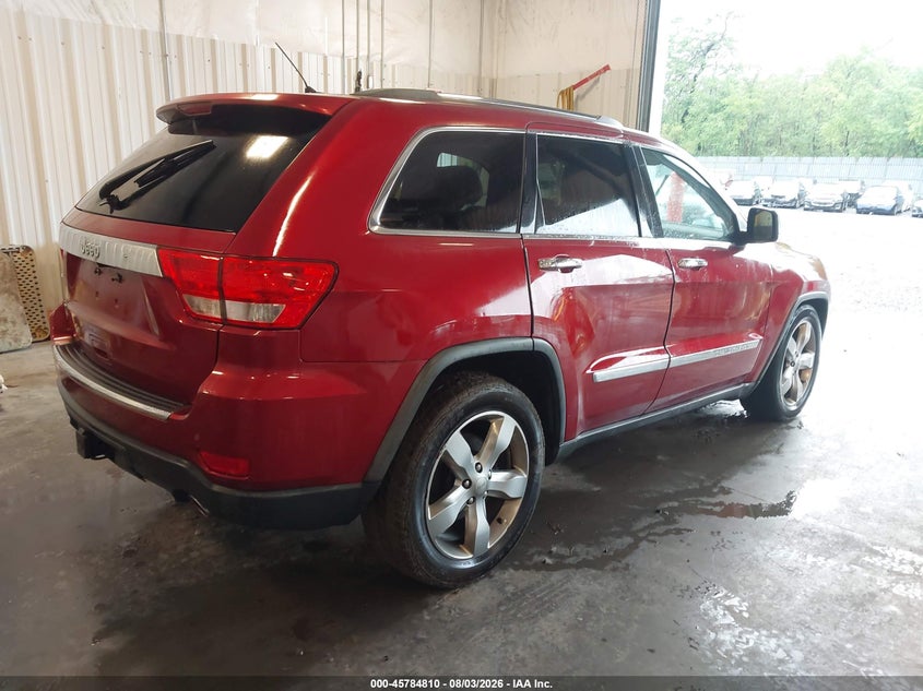 2012 Jeep Grand cherokee VIN 1C4RJFCT7CC133578 IAAI salvage auction — NORMAL WEAR, Salvage Title, sold $1,325 on 2026-08-14 (photo 4)