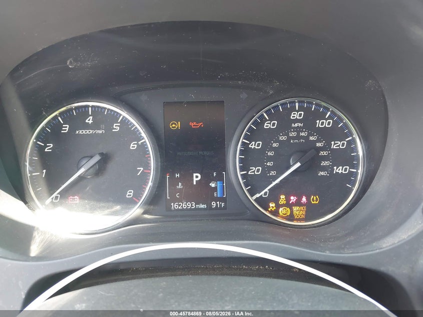 2016 Mitsubishi Outlander VIN JA4AZ3A39GZ020557 IAAI salvage auction — FRONT END, Salvage Title, sold $1,200 on 2026-09-10 (photo 7)