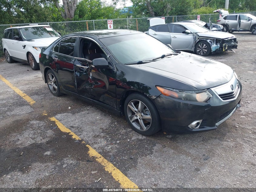 2013 Acura Tsx VIN JH4CU2F80DC006538 IAAI salvage auction — RIGHT SIDE, Rebuildable (Florida), sold $1,200 on 2026-08-28 (photo 1)