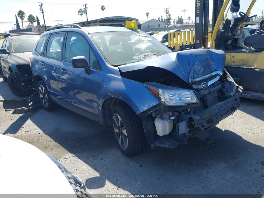 2018 Subaru Forester VIN JF2SJABC0JH581202 IAAI salvage auction — FRONT & REAR, Wait Title, sold $475 on 2026-09-02 (photo 1)