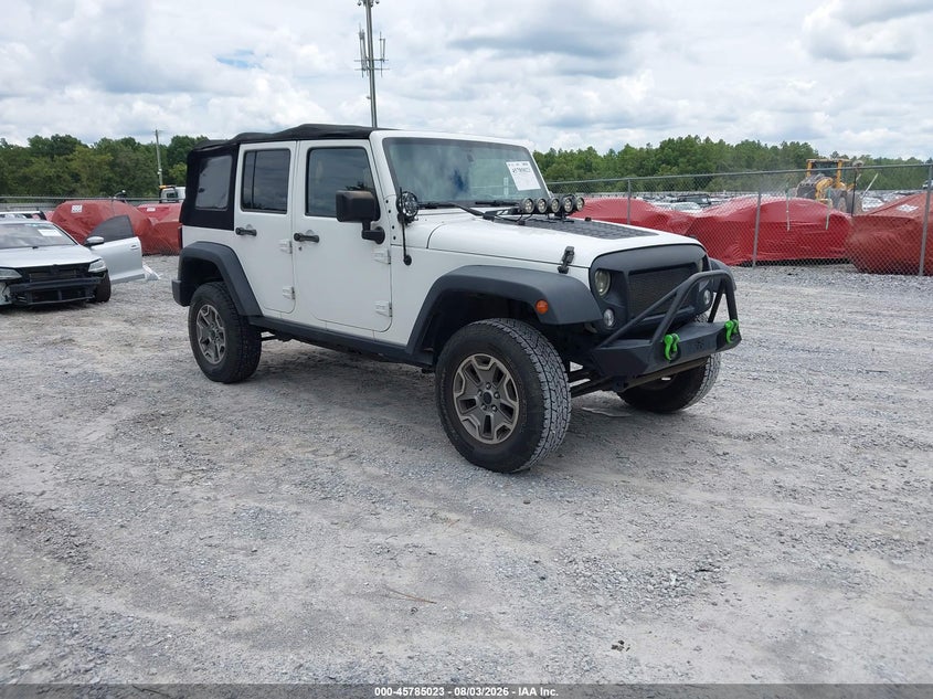 2015 Jeep Wrangler / VIN 1C4BJWFG7FL515095 IAAI salvage auction — FRONT END, Rebuildable (Florida), sold $75 on 2026-08-25 (photo 1)