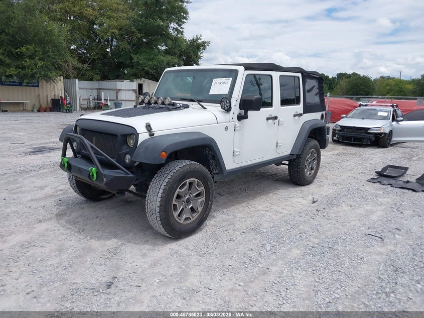 2015 Jeep Wrangler / VIN 1C4BJWFG7FL515095 IAAI salvage auction — FRONT END, Rebuildable (Florida), sold $75 on 2026-08-25 (photo 2)