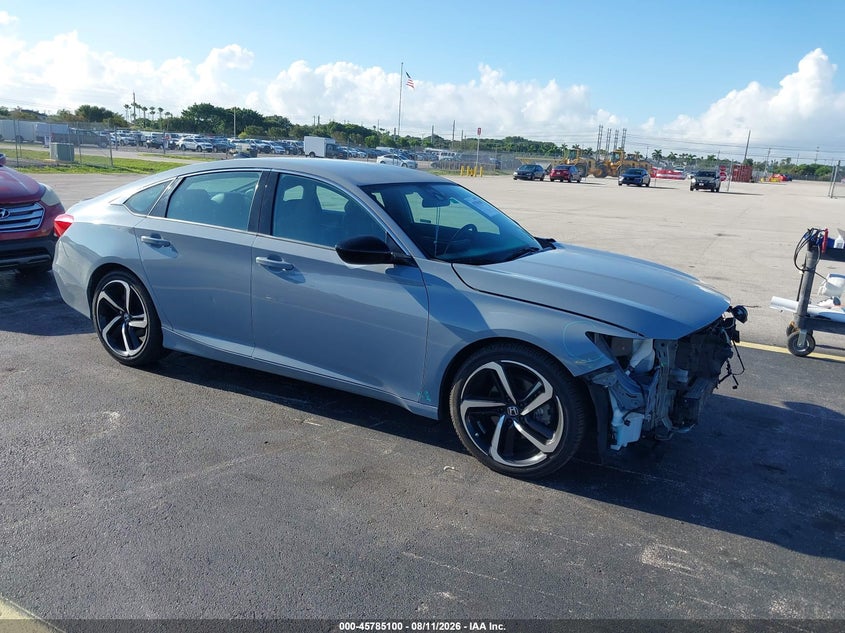 2021 Honda Accord VIN 1HGCV1F33MA068381 — IAAI salvage auction photo