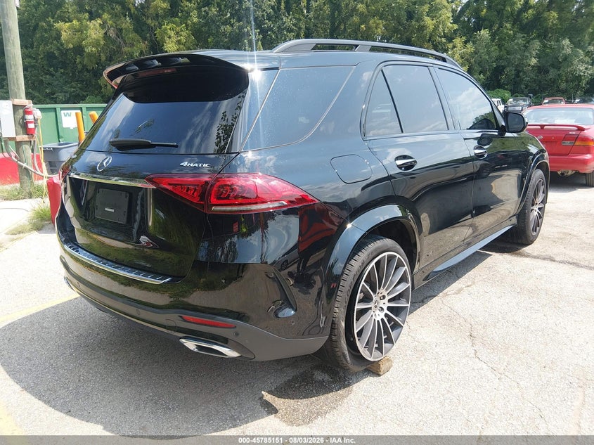 2022 Mercedes-Benz GLE-Class VIN 4JGFB4KB7NA767044 IAAI salvage auction — Front End, Salvage (Kansas), sold $24,200 on 2026-08-27 (photo 4)