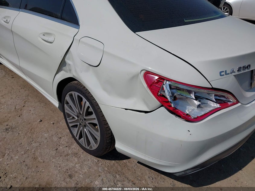 2018 Mercedes-benz Cla-klasse VIN WDDSJ4EB3JN550763 IAAI salvage auction — LEFT REAR, Original (Texas), sold $2,450 on 2026-08-06 (photo 6)