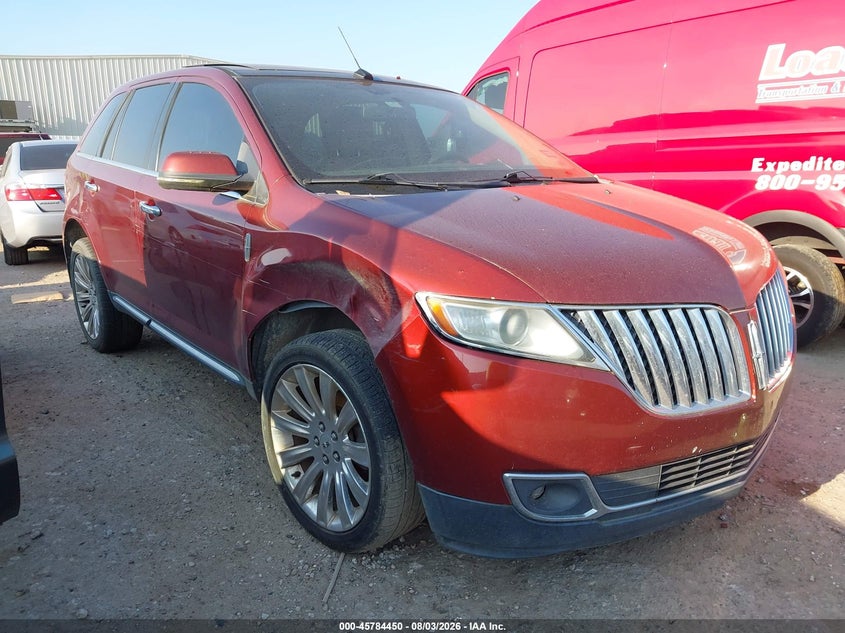 2014 Lincoln Mkx VIN 2LMDJ6JKXEBL09577 IAAI salvage auction — NORMAL WEAR, Original (Texas), sold $800 on 2026-09-05 (photo 1)