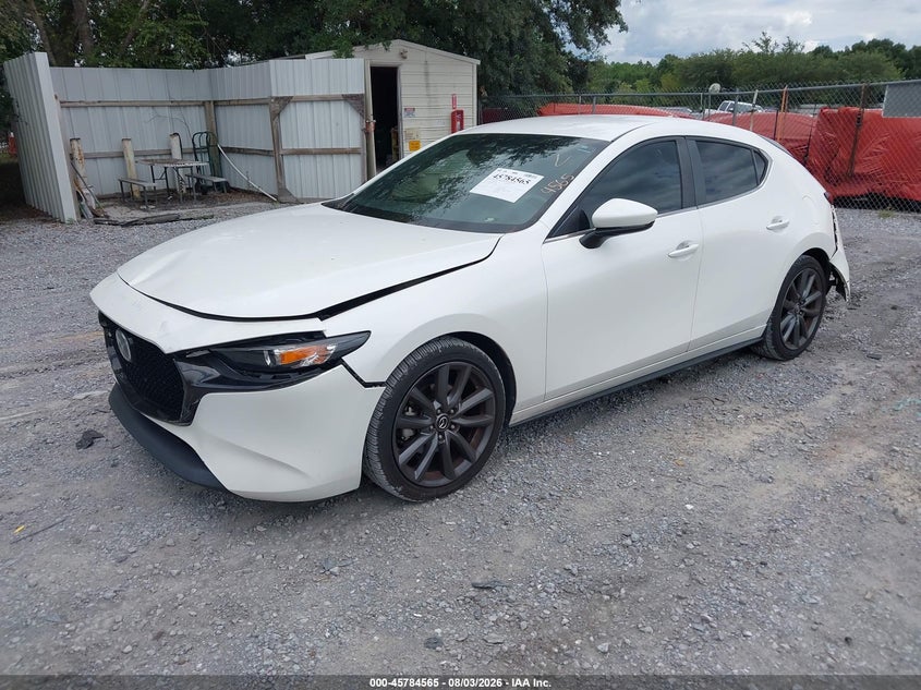 2019 Mazda 3 VIN JM1BPBMMXK1127218 IAAI salvage auction — FRONT & REAR, Salvage Title, sold $2,725 on 2026-08-27 (photo 2)
