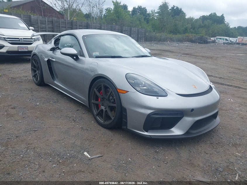 2022 Porsche 718 cayman VIN WP0AC2A89NS275230 — IAAI salvage auction photo