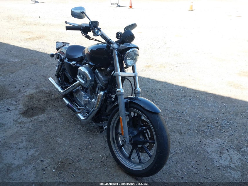 2012 Harley-davidson Iron VIN 1HD4CR239CC417865 IAAI salvage auction — LEFT SIDE, Salvage (California), sold $1,550 on 2026-09-13 (photo 1)