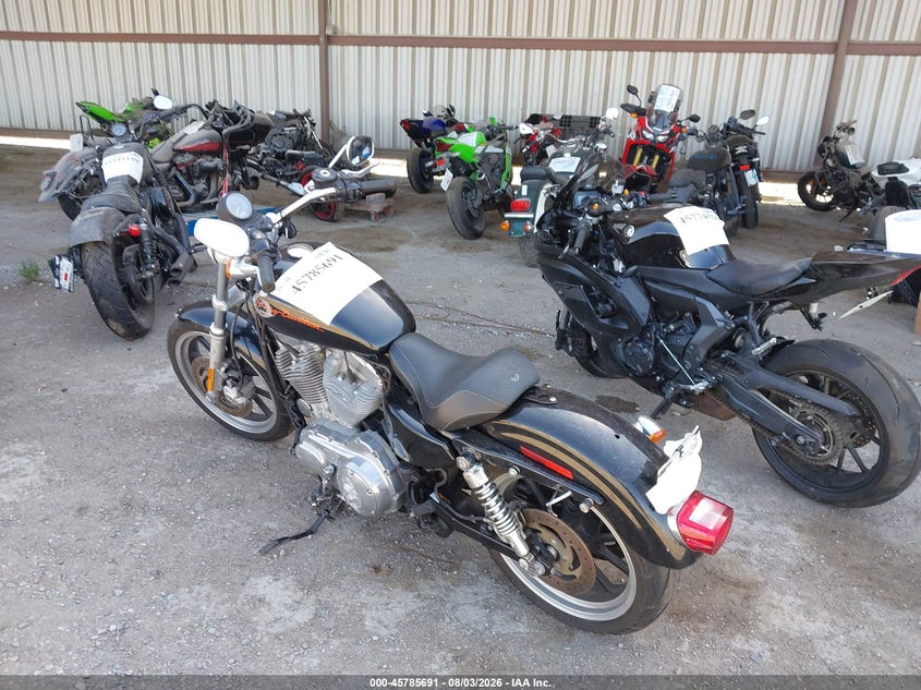 2012 Harley-davidson Iron VIN 1HD4CR239CC417865 IAAI salvage auction — LEFT SIDE, Salvage (California), sold $1,550 on 2026-09-13 (photo 3)