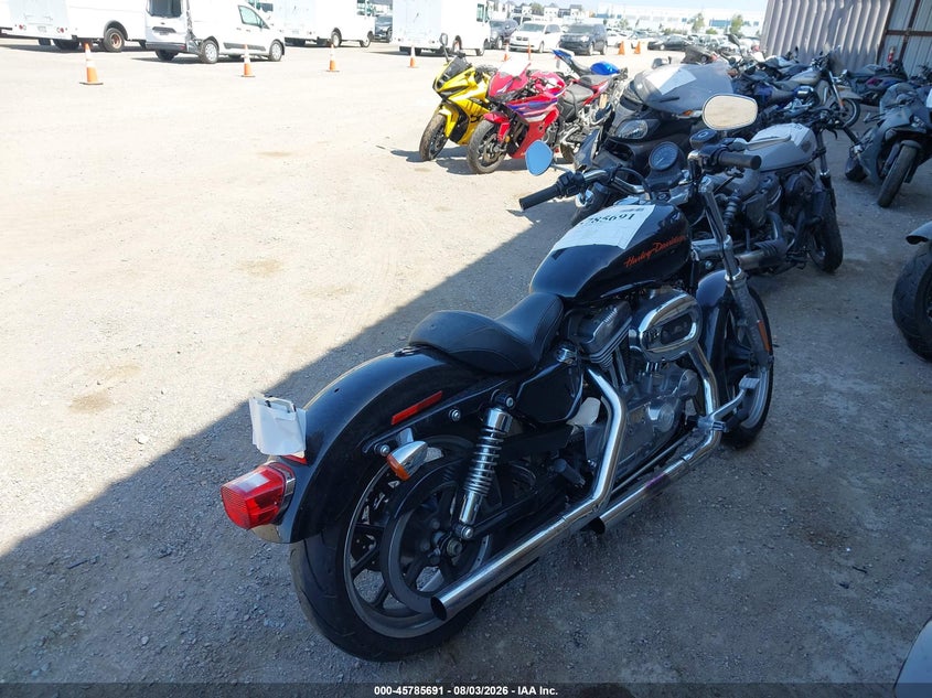 2012 Harley-davidson Iron VIN 1HD4CR239CC417865 IAAI salvage auction — LEFT SIDE, Salvage (California), sold $1,550 on 2026-09-13 (photo 4)