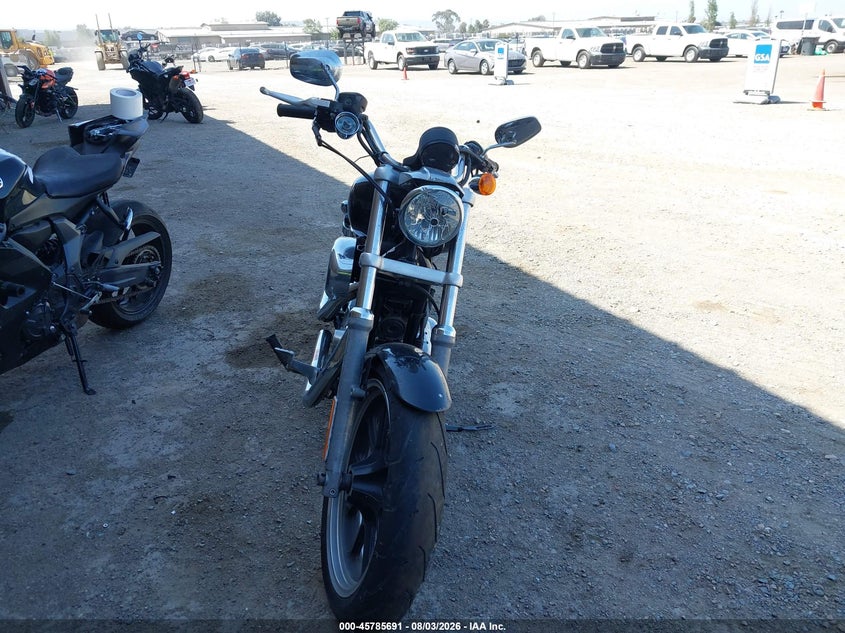 2012 Harley-davidson Iron VIN 1HD4CR239CC417865 IAAI salvage auction — LEFT SIDE, Salvage (California), sold $1,550 on 2026-09-13 (photo 5)