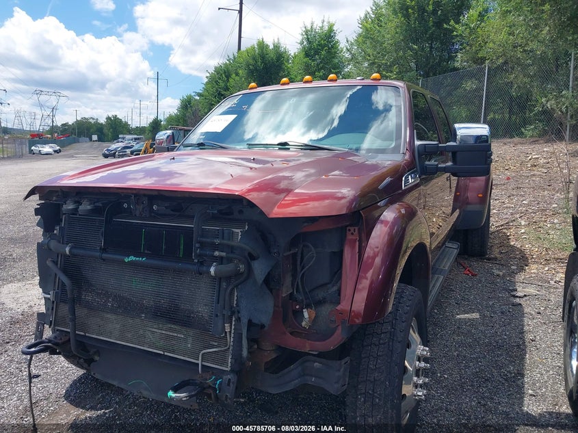 2016 Ford F450 VIN 1FT8W4DT6GEC37912 IAAI salvage auction — FRONT END, Salvage Title, sold $21,400 on 2026-08-14 (photo 2)