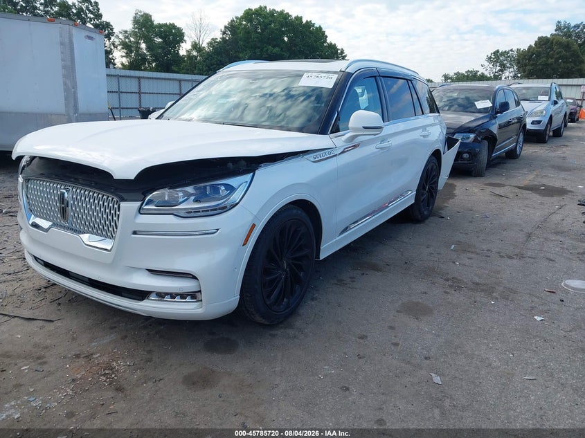 2022 Lincoln Aviator VIN 5LM5J7XC5NGL00992 IAAI salvage auction — REAR END, Salvage Title, sold $15,900 on 2026-09-09 (photo 2)