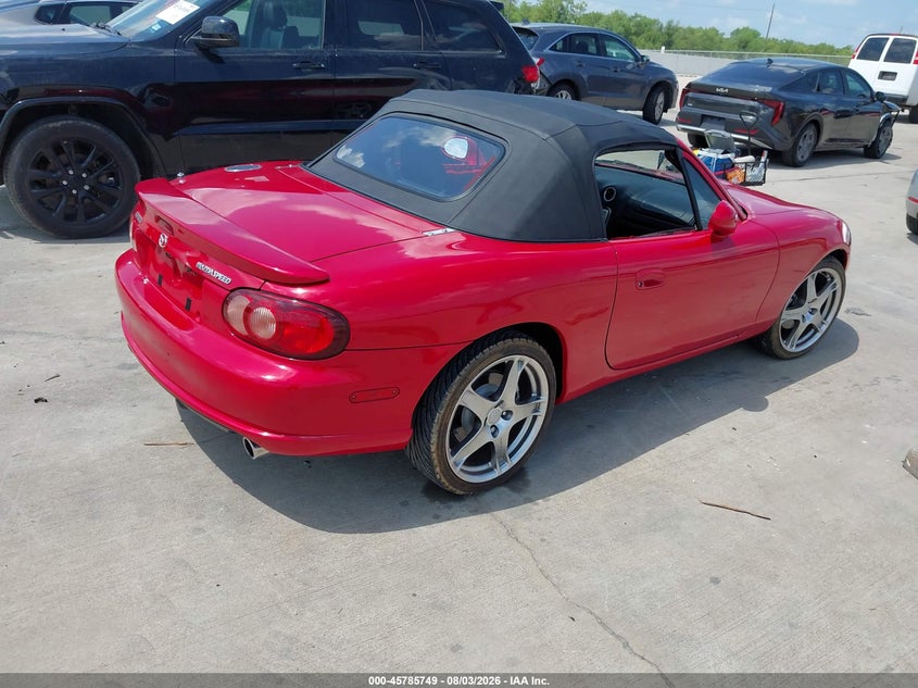 2005 Mazda Mazdaspeed mx-5 miata VIN JM1NB354350411378 IAAI salvage auction — NORMAL WEAR, Original (Texas), sold $16,000 on 2026-08-07 (photo 4)