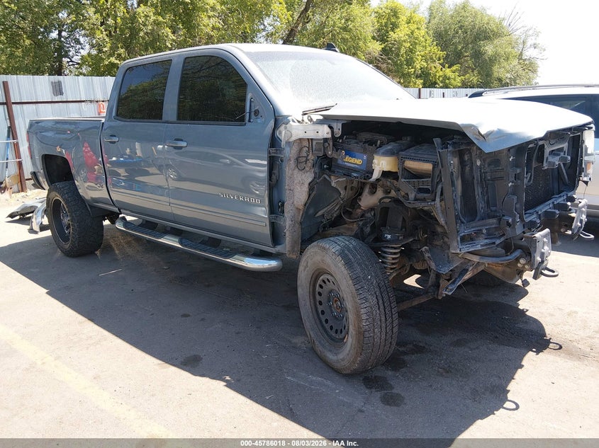 2016 Chevrolet Silverado VIN 3GCUKREC6GG104193 IAAI salvage auction — FRONT & REAR, Salvage (Utah), sold $4,350 on 2026-09-26 (photo 1)