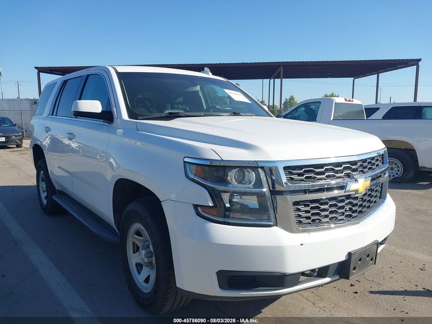 2018 Chevrolet Tahoe VIN 1GNSKFEC3JR375734 IAAI salvage auction — FRONT END, SF97 (California), sold $10,800 on 2026-08-27 (photo 1)