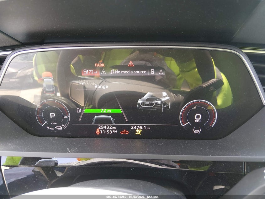 2022 Audi E-tron VIN WA1AABGE9NB023720 IAAI salvage auction — FRONT END, Salvage Title, sold $10,600 on 2026-10-07 (photo 7)