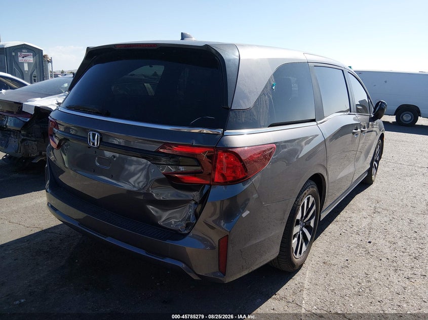 2025 Honda Odyssey VIN 5FNRL6H68SB050000 IAAI salvage auction — FRONT & REAR, Enterprise Vehicles Clear Only (Massachusetts), sold $18,350 on 2026-09-09 (photo 4)