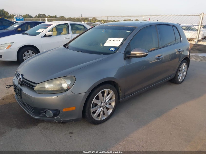 2011 Volkswagen Golf VIN WVWDM7AJ0BW074976 IAAI salvage auction — NORMAL WEAR, Clear (Texas), sold $1,000 on 2026-08-13 (photo 2)