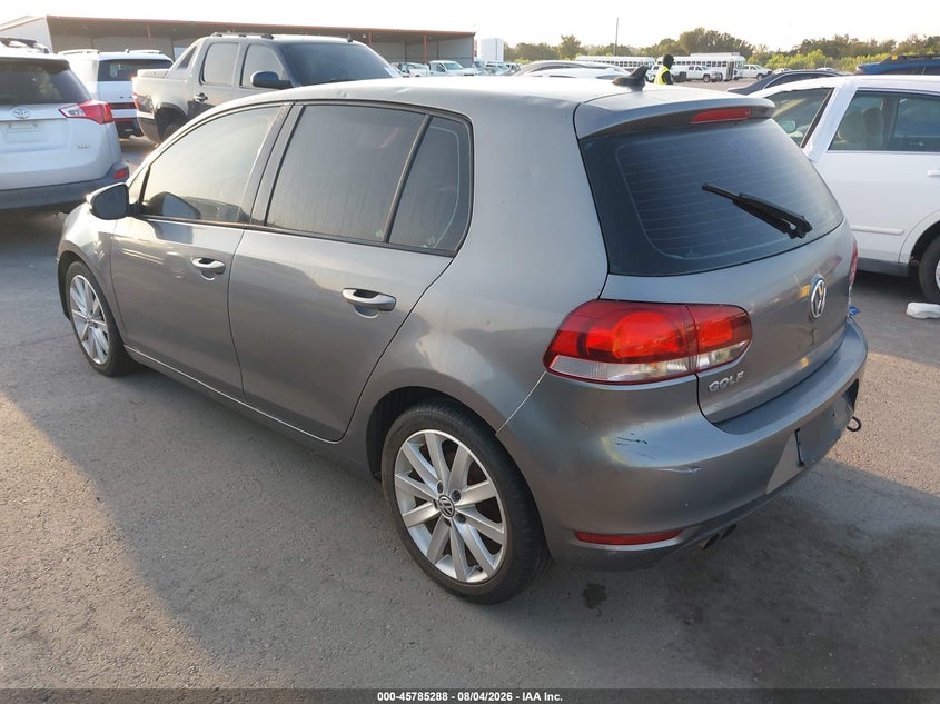 2011 Volkswagen Golf VIN WVWDM7AJ0BW074976 IAAI salvage auction — NORMAL WEAR, Clear (Texas), sold $1,000 on 2026-08-13 (photo 3)