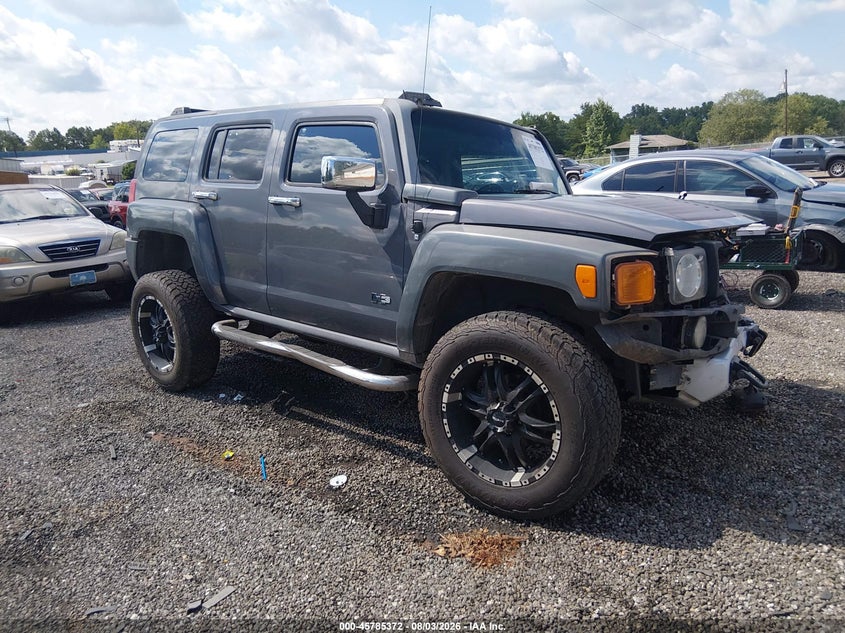 2008 Hummer H3 VIN 5GTEN13E188128614 IAAI salvage auction — FRONT END, Salvage (South Carolina), sold $675 on 2026-09-10 (photo 1)