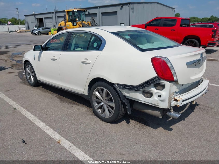 2009 Lincoln Mks VIN 1LNHM93R29G620256 IAAI salvage auction — REAR END, Clear (Indiana), sold $875 on 2026-09-02 (photo 3)