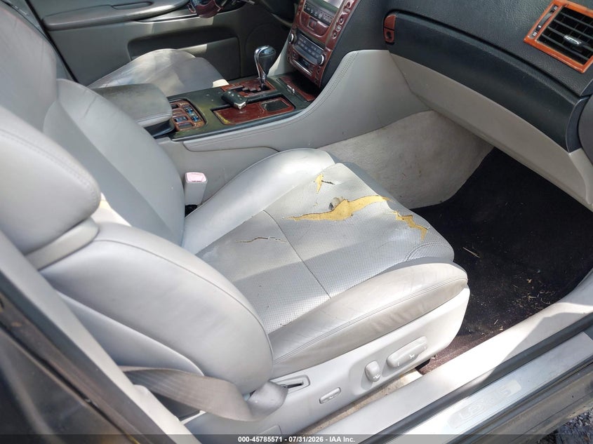 2006 Lexus Gs 300 VIN JTHCH96S960018071 IAAI salvage auction — FRONT END, Salvage (Virginia), sold $1,500 on 2026-09-06 (photo 5)