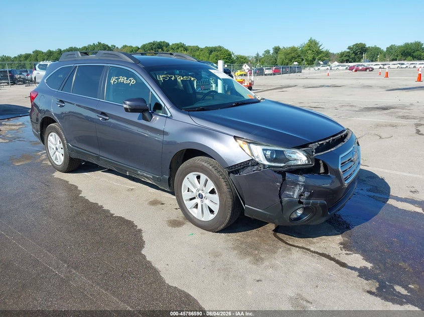 2016 Subaru Outback VIN 4S4BSBHC8G3233593 IAAI salvage auction — FRONT END, Clear (Indiana), sold $3,550 on 2026-08-30 (photo 1)
