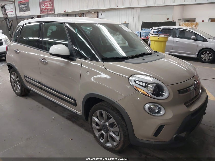 2016 Fiat 500l VIN ZFBCFADH1GZ037858 IAAI salvage auction — REAR END, Salvage Title, sold $2,200 on 2026-08-16 (photo 1)
