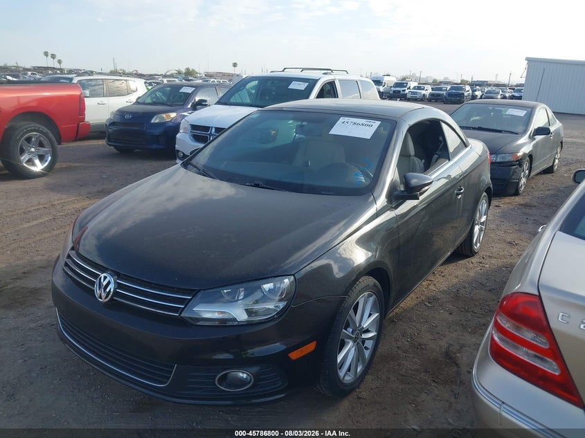 2012 Volkswagen Eos VIN WVWBW7AHXCV001832 IAAI salvage auction — NORMAL WEAR, Clear-Dealer Only (Arizona), sold $225 on 2026-08-11 (photo 2)